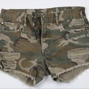 Camouflage shorts